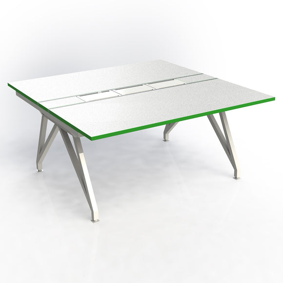 Eyhov Rail Double Desk