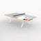 Eyhov Sport Conference Table  option White / Tangerine Edge