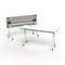 Flippy Training Table  option White / Scale Green Edge