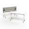 Flippy Training Table  option White / White Edge