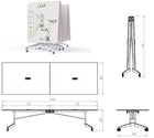 Nomad Folding Conference Table with Mobile Whiteboard