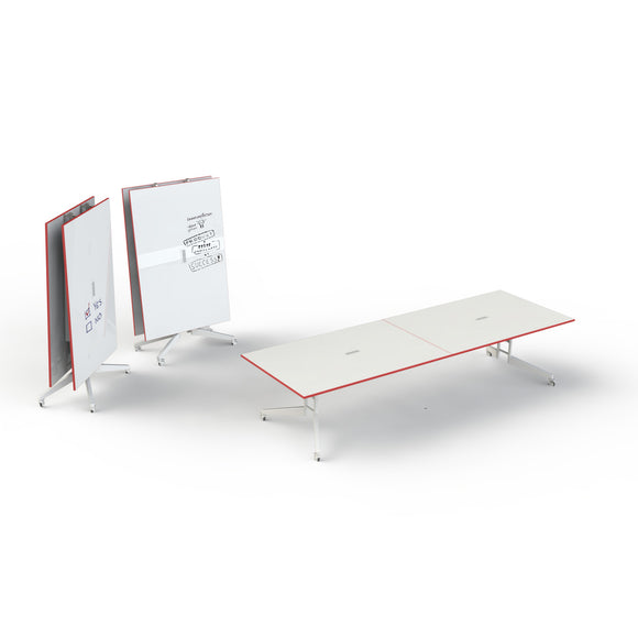 Nomad Folding Conference Table with Mobile Whiteboard