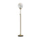 Mist LED Floor Lamp  option Champagne Gold