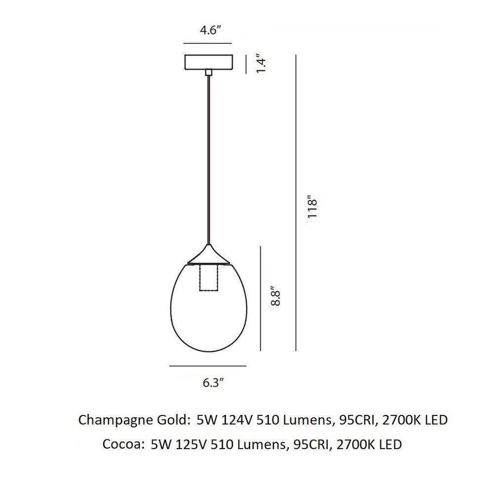 Mist LED Pendant Light