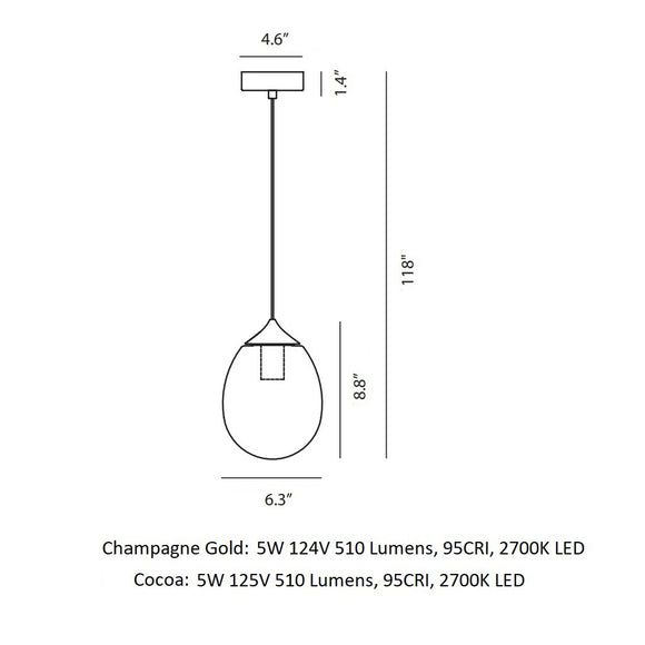 Mist LED Pendant Light