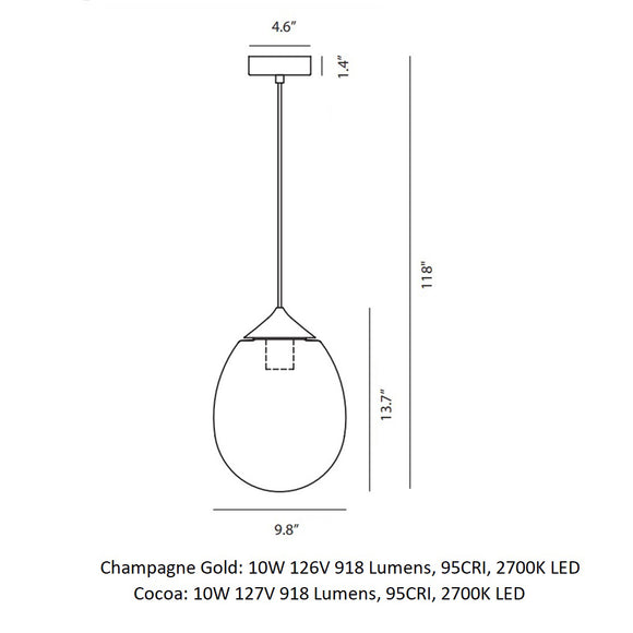 Mist LED Pendant Light