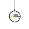 OLO Ring Pendant Light  option Black / Champagne Gold