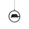 OLO Ring Pendant Light  option Black / Shiny Black