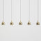 PaoPao Linear Pendant Light  option Champagne Gold
