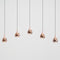 PaoPao Linear Pendant Light  option Copper