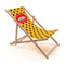 Toiletpaper Wooden Folding Indoor/Outdoor Deckchair  option Shit