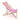 Toiletpaper Wooden Folding Indoor/Outdoor Deckchair