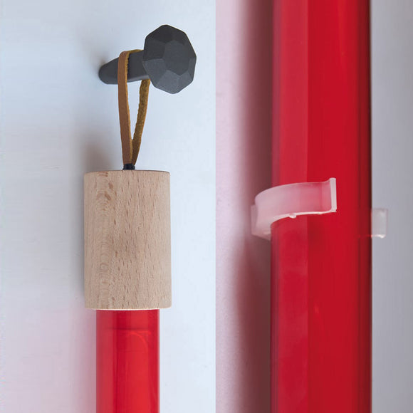 luminaire, tube néon, Linea, Rouge, L134.5cm, cm - Seletti