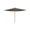 Shady Square Teak Umbrella  option Black