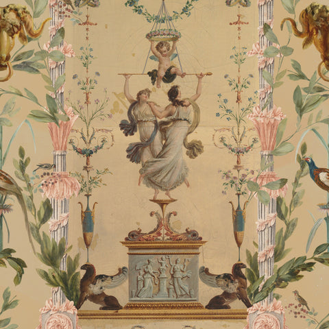 Dancing Graces Wallpaper Sample Swatch
