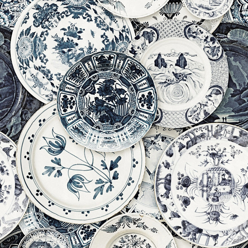 Delftware Wallpaper Sample Swatch