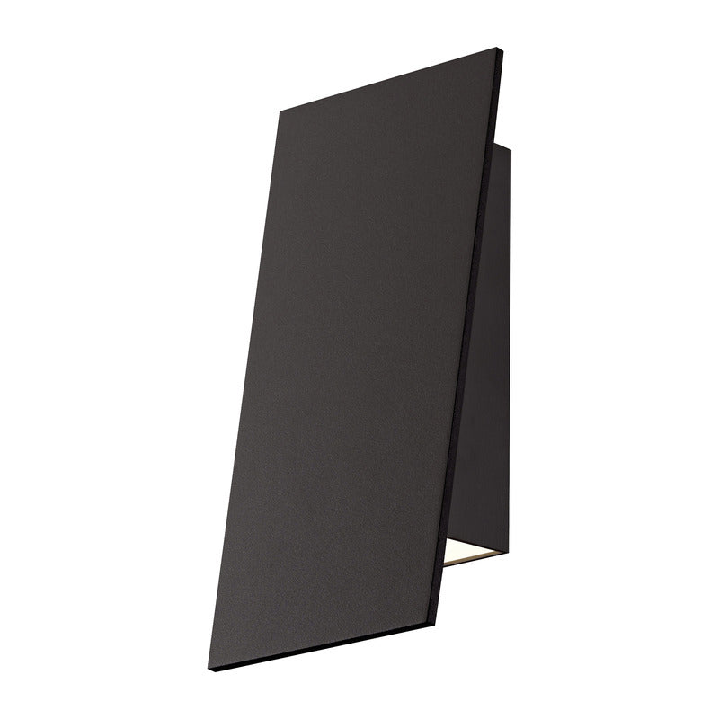 Inside-Out Angled Plane Narrow Outdoor Downlight Wall Light