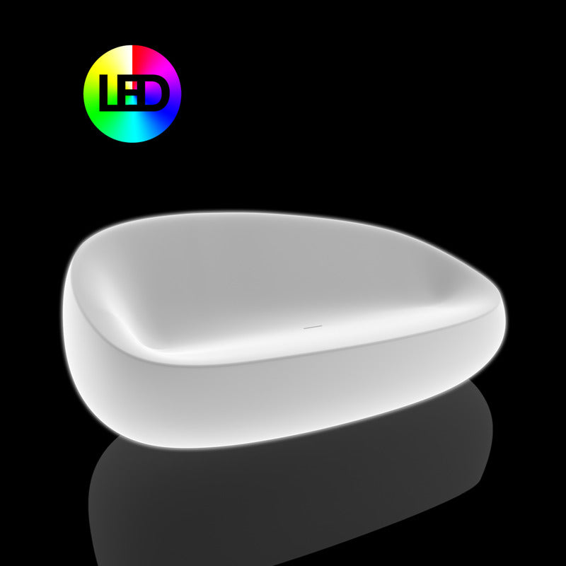 Stone Illuminated Outdoor Sofa