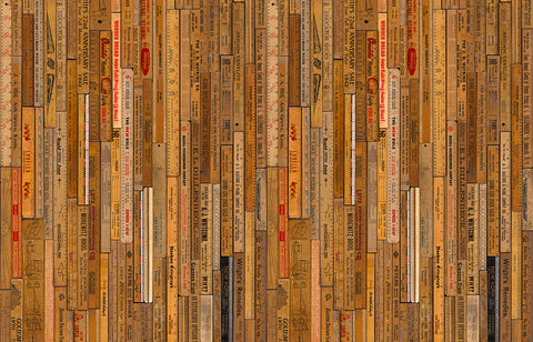 Rulers Wallpaper - Mr. and Mrs. Vintage for NLXL