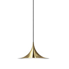 Brass / Small: 11.8 in diameter Semi Pendant Light OPEN BOX