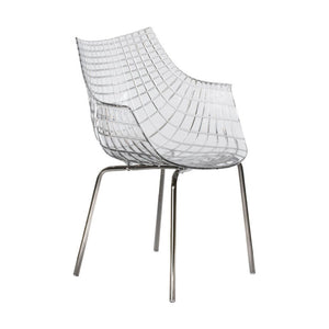 Meridiana Chair with Steel Base