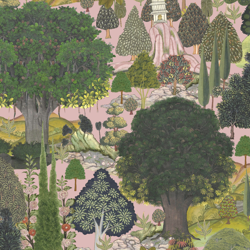 Jardin Sauvage Wallpaper Sample Swatch