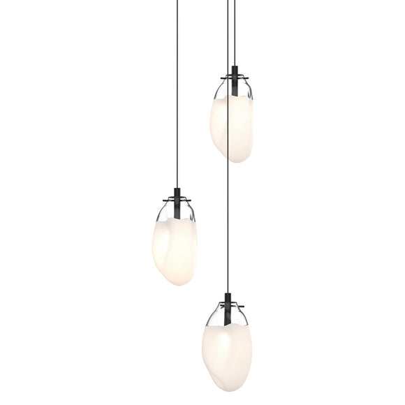 Liquid Three Light Multi Pendant Light