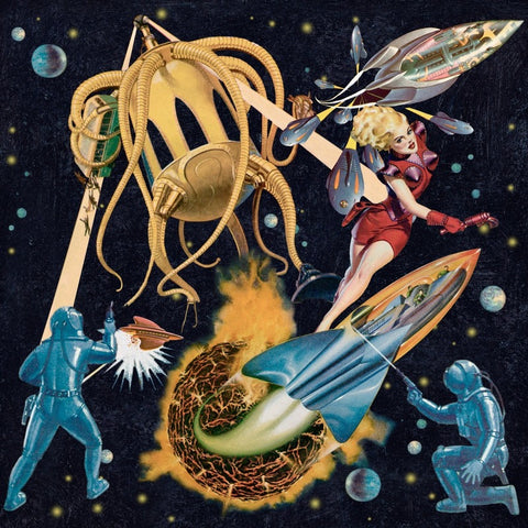 Sci-Fi Pulp Wallpaper Sample Swatch