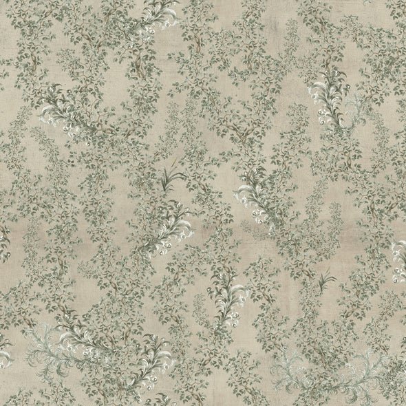 Soft Leaves Wallpaper Sample Swatch