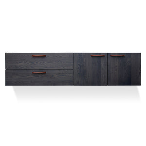 Shale 2 Door/2 Drawer Wall-Mounted Cabinet