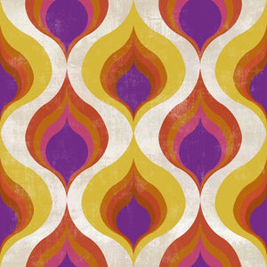 Ottoman Pattern Wallpaper Sample Swatch
