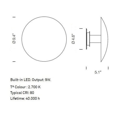 Disco LED Wall Light