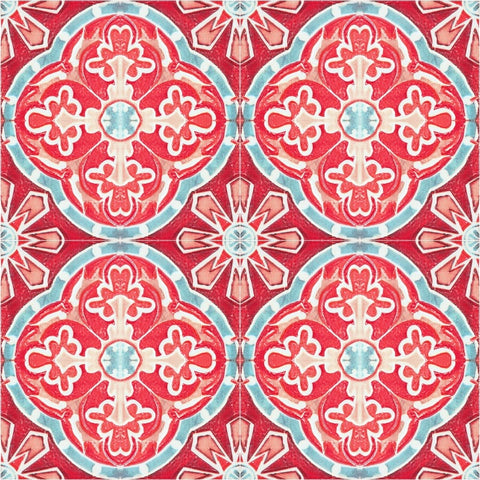 Rufous Tile Wallpaper Sample Swatch