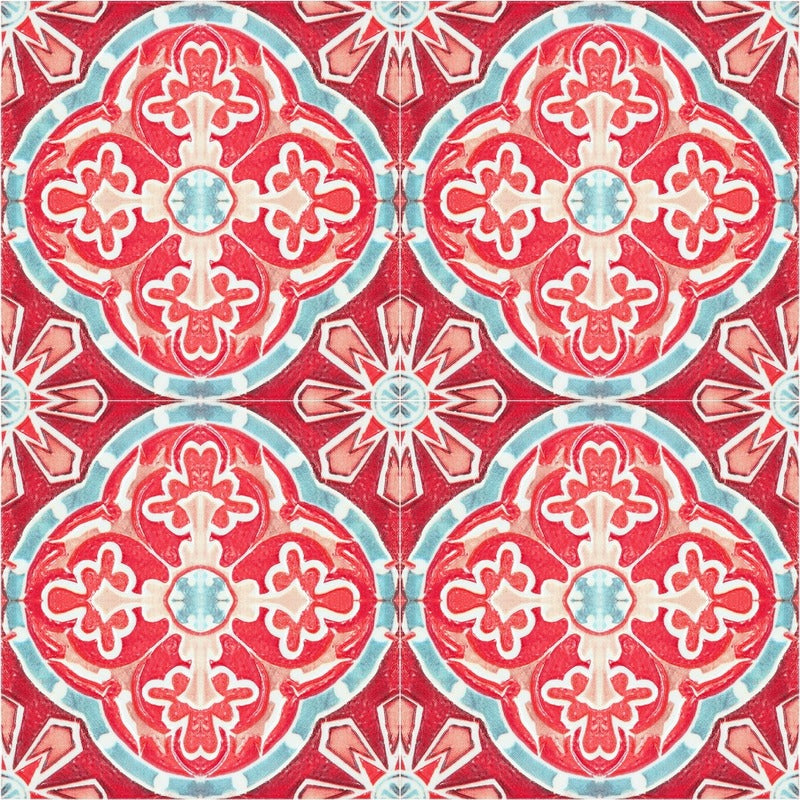 Rufous Tile Wallpaper Sample Swatch