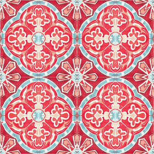Rufous Tile Wallpaper Sample Swatch