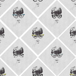 Female Illusion Wallpaper Sample Swatch