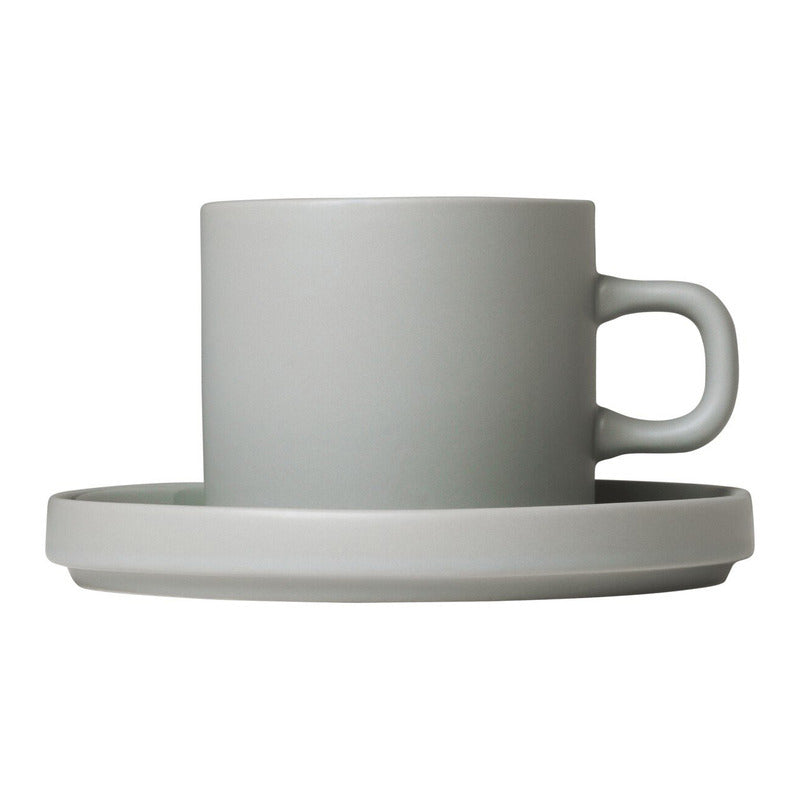 Pilar Coffee Cup with Saucer (Set of 4)