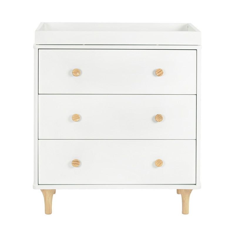 Babyletto Lolly 3 Drawer Dresser Changer with Removable Changing Tray ...