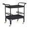 Carlo Bar Cart/Trolley  option Black