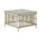 Caroline Outdoor Side Table  option Dove White