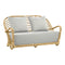 Charlottenborg 2-Seater Sofa  option Sunbrella Sailcloth Seagull