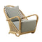 Charlottenborg Lounge Chair  option Sunbrella Sailcloth Seagull