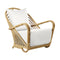 Charlottenborg Lounge Chair  option Tempotest White Canvas