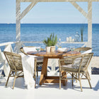 George Outdoor Round Dining Table