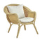 Madame Outdoor Lounge Chair  option Tempotest White Canvas