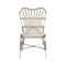 Margret Outdoor Dining Side Chair  option Dove White