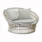 Olympia Nest Outdoor Lounge Chair  option Dove White