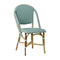 Sofie Side Chair  option Salvie Green with White Dots
