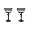 Acqua Rialto Coupe Glass (Set of 2)  option Smoke