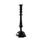 Georgian Alterg Candlestick (Set of 2)  option Black Lacquer Beachwood